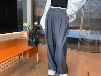 ader裤子女2024春季新款西装裤长裤