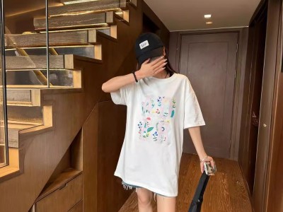ader短袖T恤女2024春季新款衣服潮牌