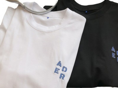 ader短袖t恤女春季宽松衣服刺绣女装