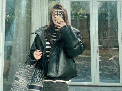 秋冬新品pu皮立领羽绒外套90白鸭绒
