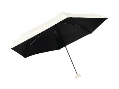 现货创意黑胶防晒晴雨伞迷你六折伞