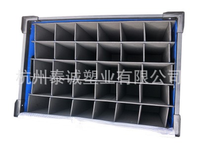 可折叠式外围箱 pp中空板折叠式周转