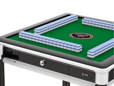四口餐厅低音麻将机 自动充电棋牌麻