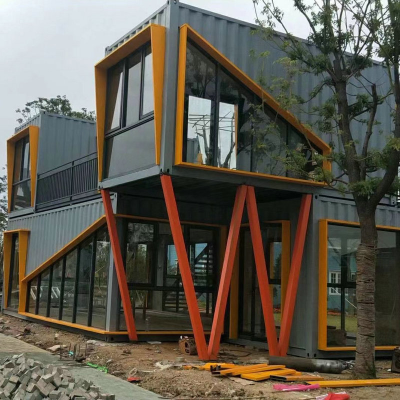杭州集装箱房屋 集装箱展厅咖啡吧集装箱房 景区民宿别墅集装箱房
