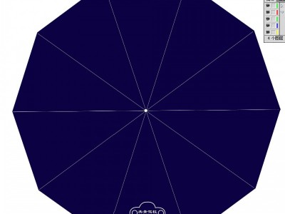 工厂批发雨伞定制logo纯色黑胶晴雨