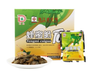 党山酱萃 蜂蜜脆瓜500g盒装（30小包
