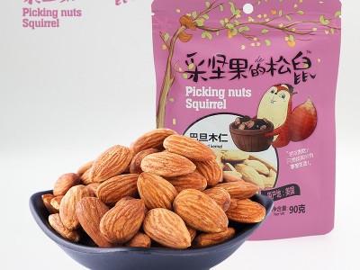 百晨90g巴旦木扁杏仁独立小包装散装