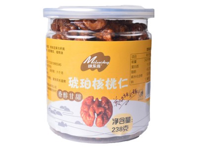 百晨新疆琥珀核桃仁238g/150g罐装零