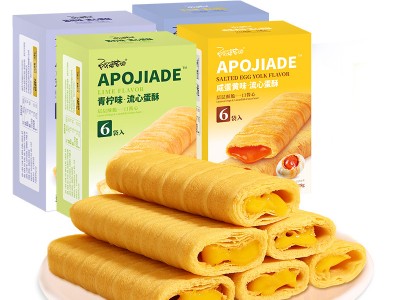 阿婆家的流心蛋酥蛋卷夹心饼干传统