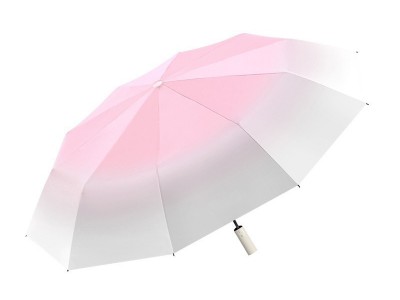 渐变色雨伞20骨大号自动晴雨伞高颜