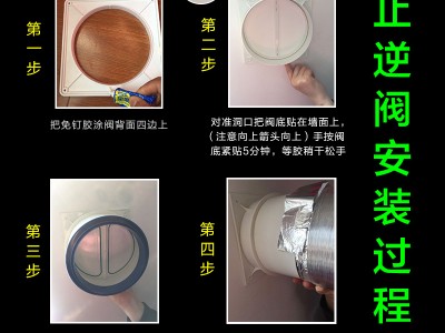 油烟机止回阀 塑料单向阀 耐高温烟
