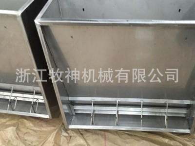 牧神不锈钢双面料槽 不锈钢双面育肥
