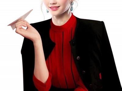 定制高端航空制服空乘面试职业套装