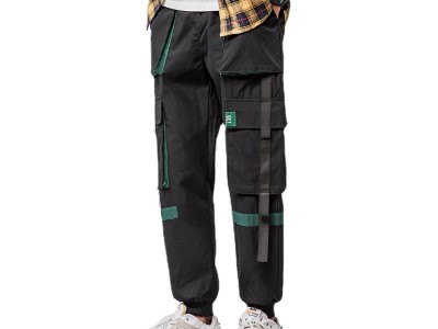 日系多口袋机能工装裤男士潮流潮牌