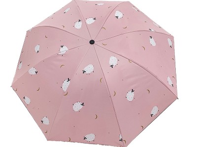 赖洋洋晴雨伞清新可爱防晒遮阳伞手