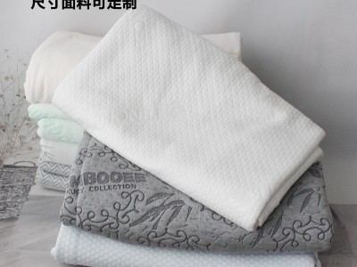 多尺寸针织棉乳胶床垫套空气层莱赛