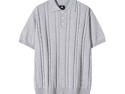 BJ短袖针织Polo衫t恤男夏季韩版宽松