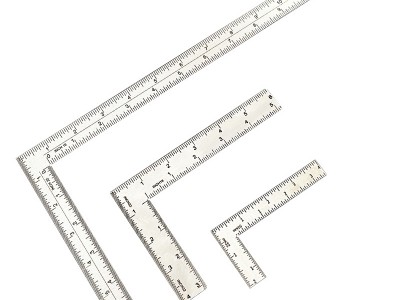 迷你英制不锈钢拐尺角尺子木工工具