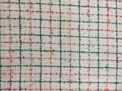 厂家现货供应新款小香风面料粗纺格