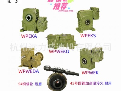 双级蜗轮蜗杆减速机立式WPWE涡轮减