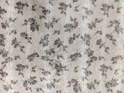 厂家直销绣花加印花服装面料辅料