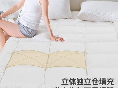 跨境床垫加厚折叠床褥子羽丝绒保暖