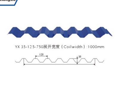 氟碳彩钢板外墙板颜色暗扣式波浪板