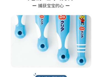 日本进口巧虎儿童牙刷0-6月2-4岁4-6