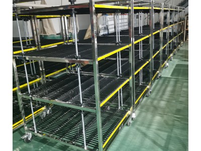 定制 焊接式不锈钢物料放置周转车生