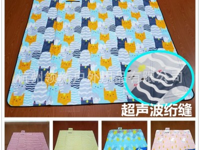 野餐垫工厂现货超声波菠萝防水190T