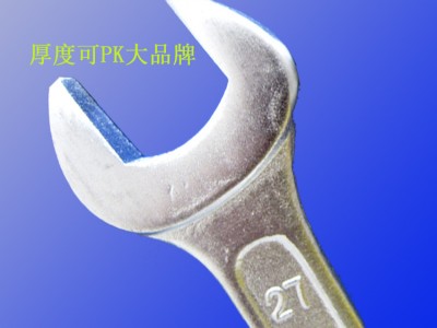 镀锌单头开口扳手  加厚锻打呆扳手 