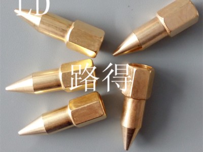 镀铜尖油嘴 金色尖头 路得黄油嘴 尖