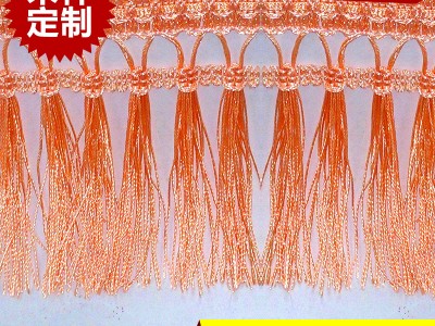 厂家制定 窗帘服装流苏 彩色服装挂