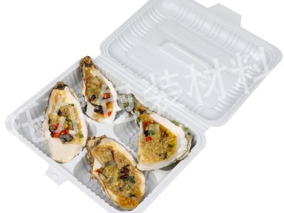 生蚝扇贝六格打包盒牡蛎烤串烧烤餐