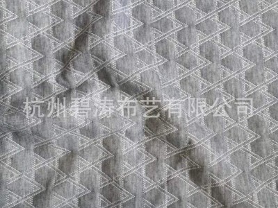 新款高档提花针织梭织床垫布空气层