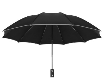 LED创意灯自动十骨双人反向晴雨伞两