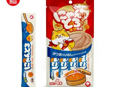 日本地狱厨房咕噜酱猫条猫零食猫条