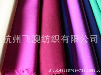 厂家直销100D平纹全涤四面弹，可以