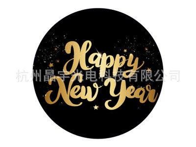 门头广告户外地面LOGO旋转投影灯片