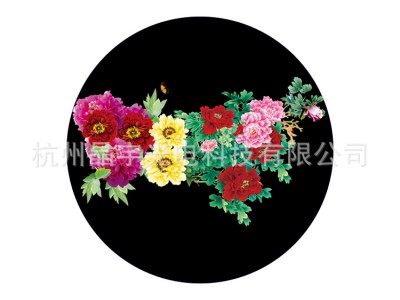 广告室内地面旋转LOGO投影灯片高清