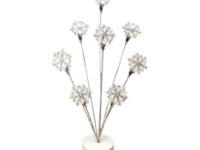 厂家热销创意金属工艺品 雪花多头照