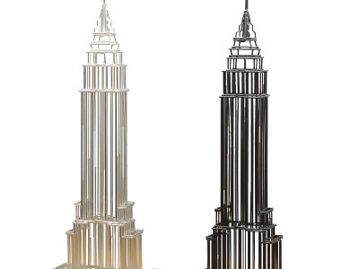 欧美金属建筑立体模型帝国大厦工艺