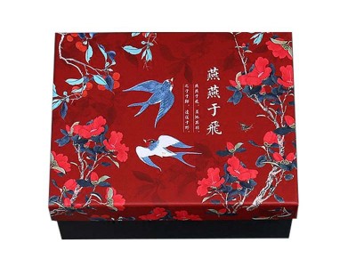复古中国风刺绣礼品盒搬家婚庆伴手