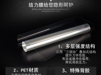 批发建筑贴膜玻璃防爆膜窗户无色透