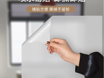 长虹玻璃贴膜卫生间浴室推拉门窗户