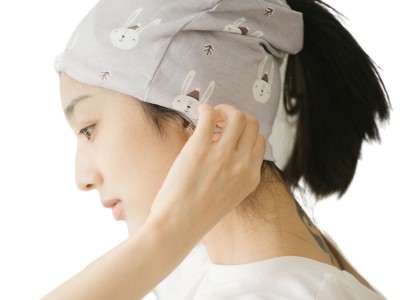 月子帽春夏季 产后防风包头睡眠头巾