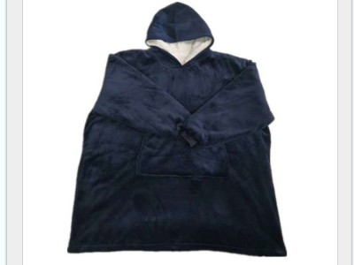 【跨境厂家】hoodie服连帽电视毯防
