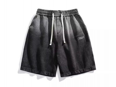 STUDIO ONE时尚潮牌水洗渐变色牛仔