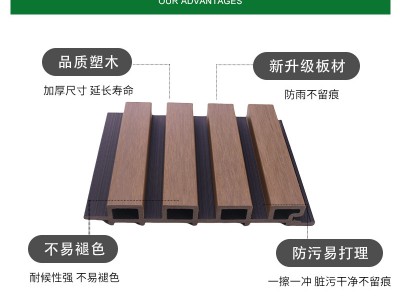 户外塑木围栏栅栏花园木塑护栏庭院