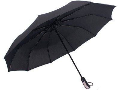 车载黑色男士折叠大号晴雨伞十骨全